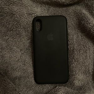 Authentic black iPhone X case